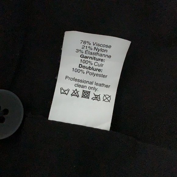 Madewell blazer with leather sleeves size 0 - Picture 7 of 7